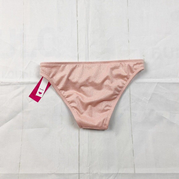 Xhilaration Metallic Textured Cheeky Bikini Bottom - Picture 3 of 5